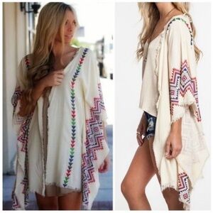 Umgee Aztec Southwestern Distressed Cardigan